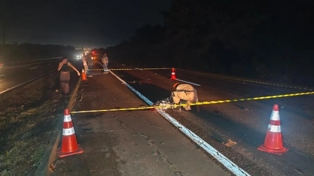 Tragédia na BR-163: Ciclista de 64 anos morre após ser atropelado por picape em Dourados