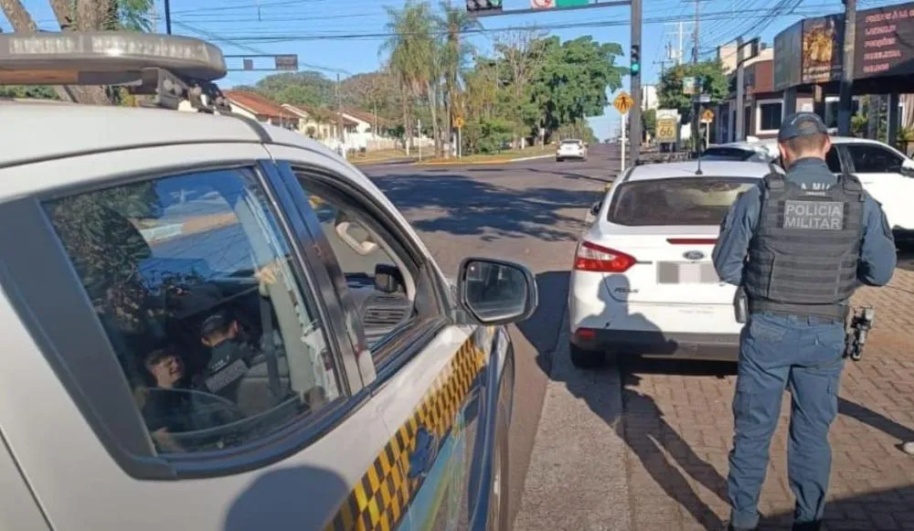 PM apreende veículo com quase R$ 29 mil em débitos durante operações em Ponta Porã