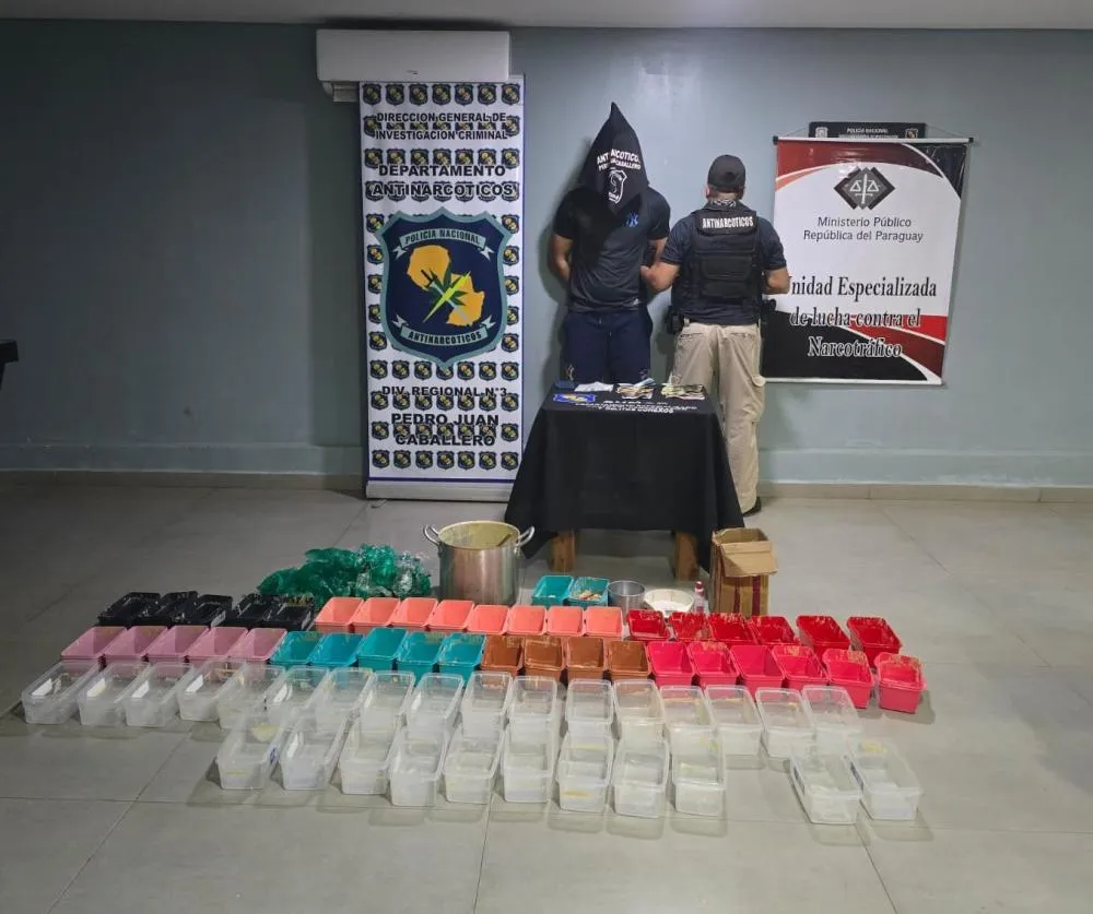 Brasileiro é preso suspeito de manter laboratório de drogas em Pedro Juan Caballero
