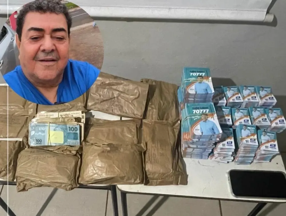 Ex-presidente da Câmara de Mundo Novo é preso com R$ 130 mil e material de campanha em Iguatemi