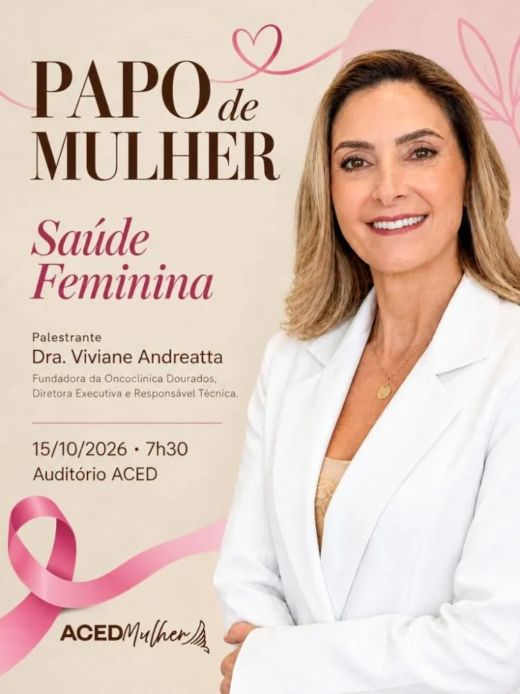 ACED Mulher promove palestra sobre saúde feminina em alusão ao Outubro Rosa