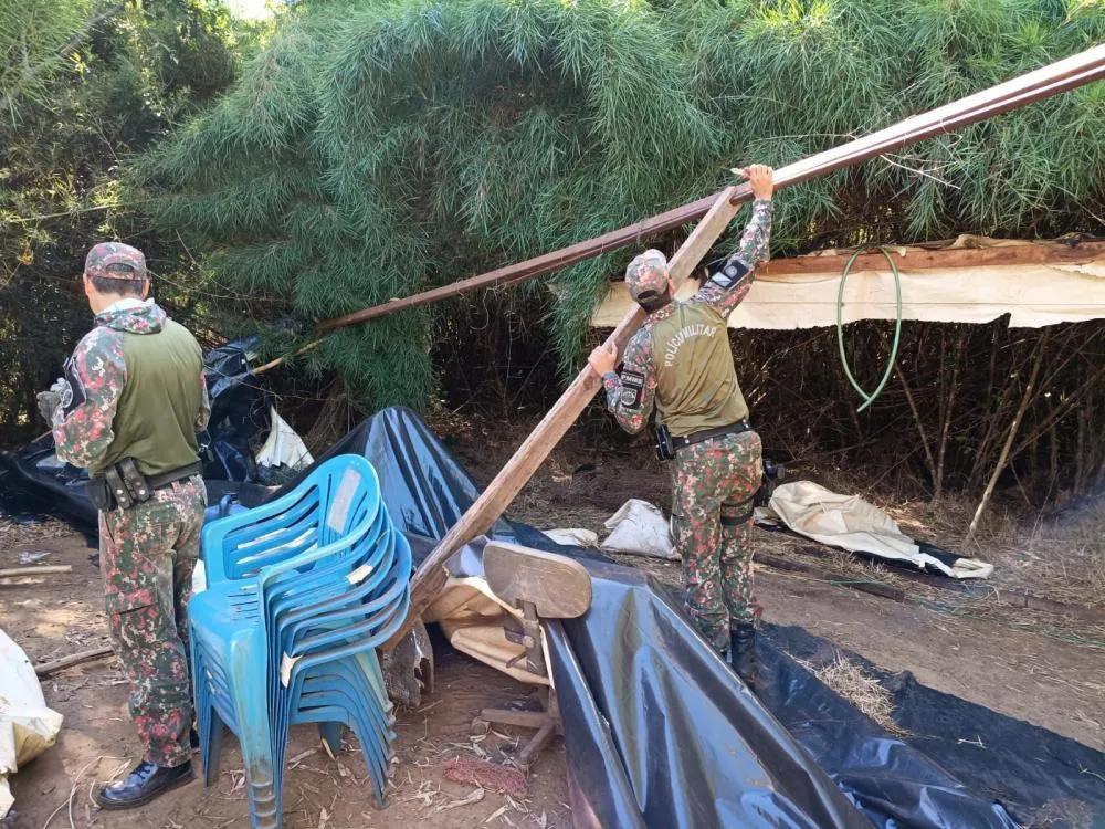 PMA desativa acampamento irregular e apreende petrechos ilegais no Rio Brilhante