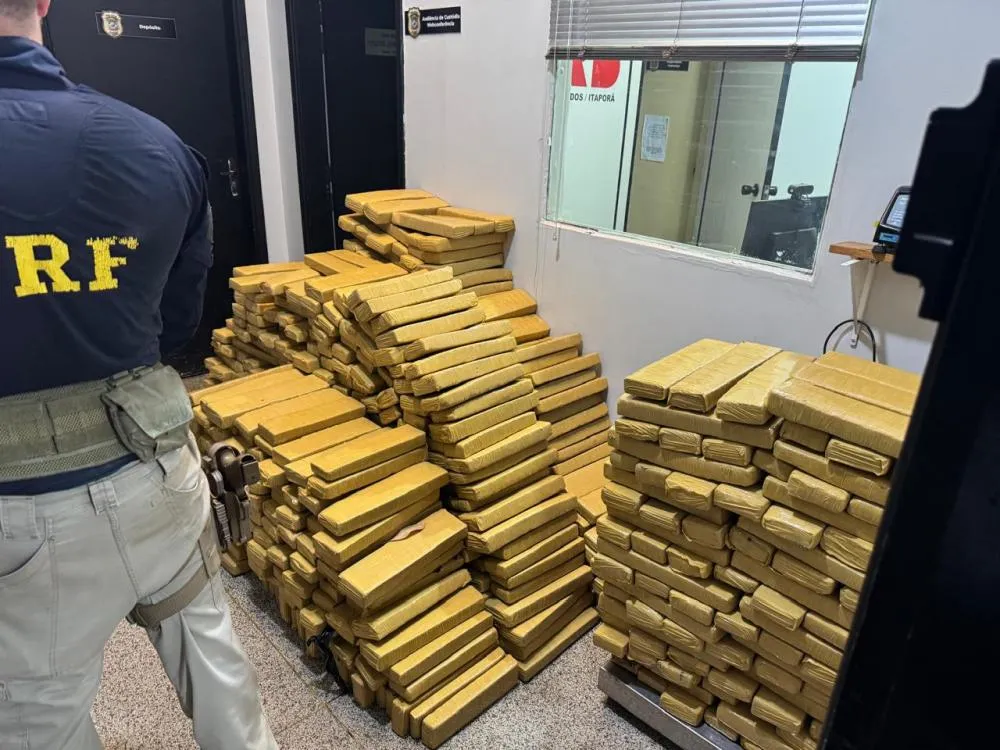 Ação integrada apreende mais de uma tonelada de droga e prende dois suspeitos em Dourados