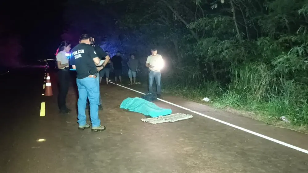 Capotamento na MS-276 entre Dourados e Deodápolis deixa idoso morto